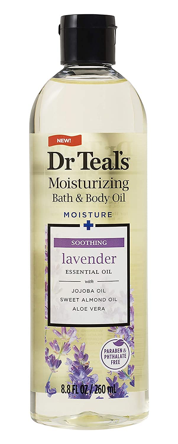 Dr Teals Eucalyptus Spearmint Bath Body Oil 8.8oz bottle