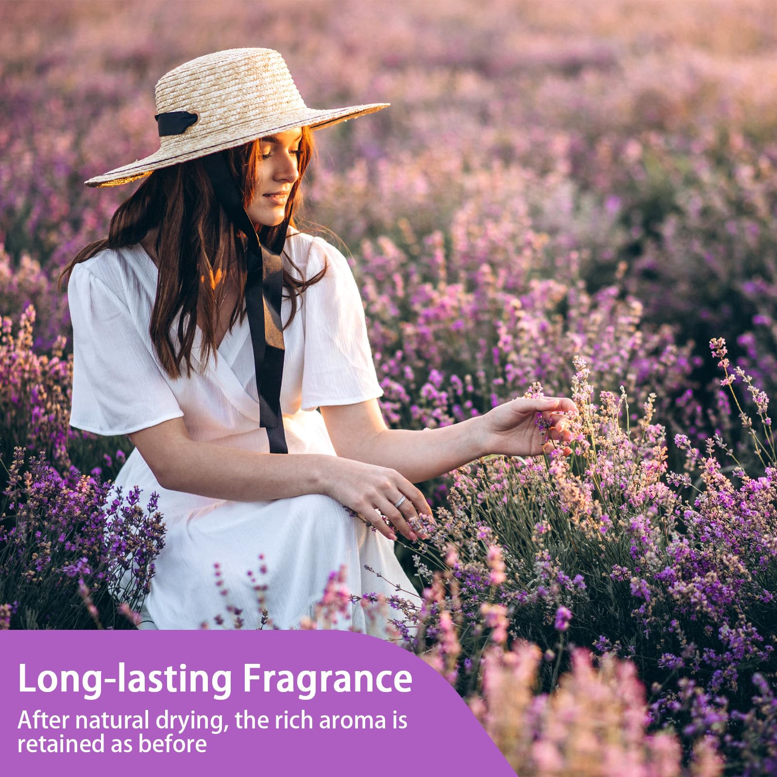 Sealed packaging preserves lavender fragrance and dryness