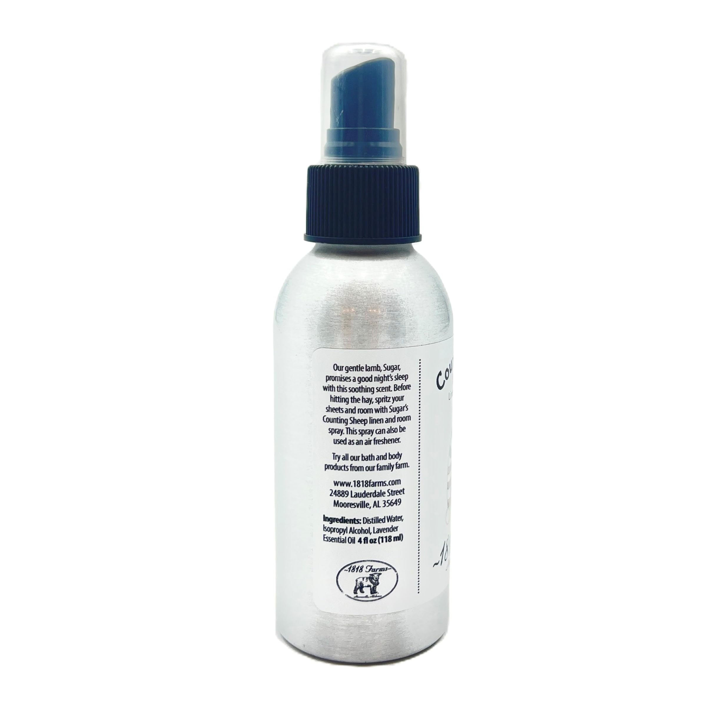 Lavender scented linen and room spray from 1818 Farms Counting Sheep