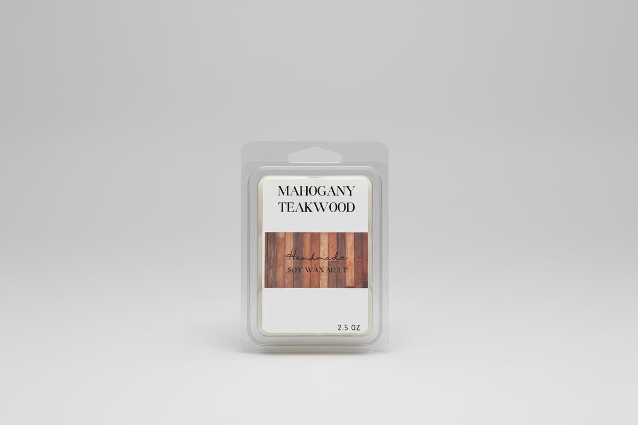 Clean-burn soy wax melt for calming spaces