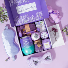 two bath bombs for relaxing bath in gift basket