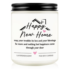Lavender Scented Candle 7oz handcrafted from 100% natural soy wax
