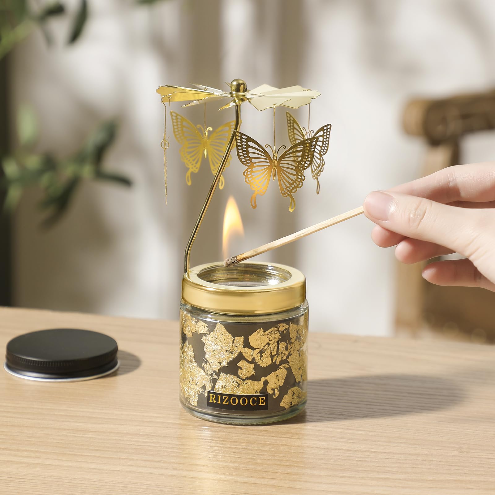 Holiday gift butterfly candle suitable for Christmas and Valentines Day