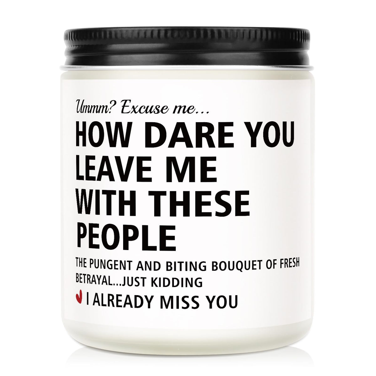 Lavender scented candle retirement gift for women and men