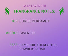 2.5oz Lavender Scented Wax Melts handmade in Florida with citrus bergamot lavender notes