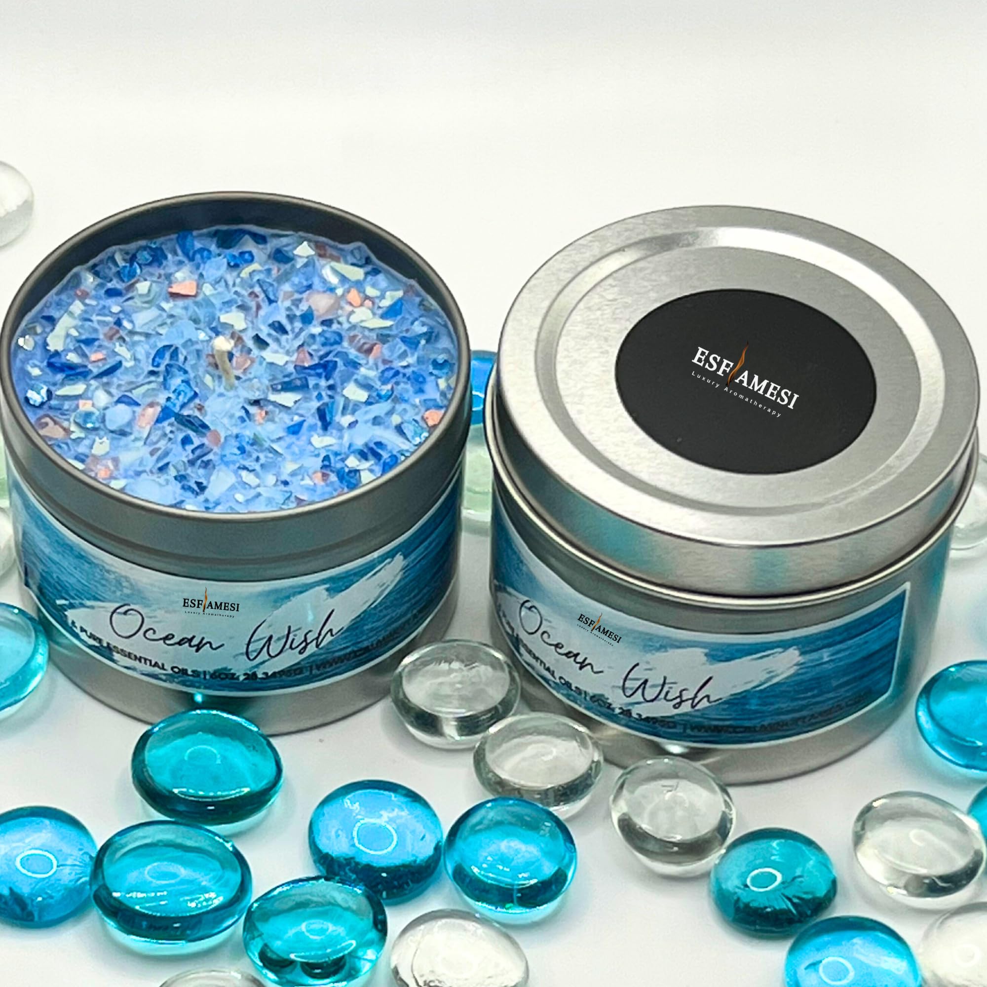 Lavender sea salt fragrance detail image