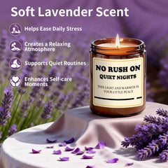 Lavender Serenity Scent candle for relaxation
