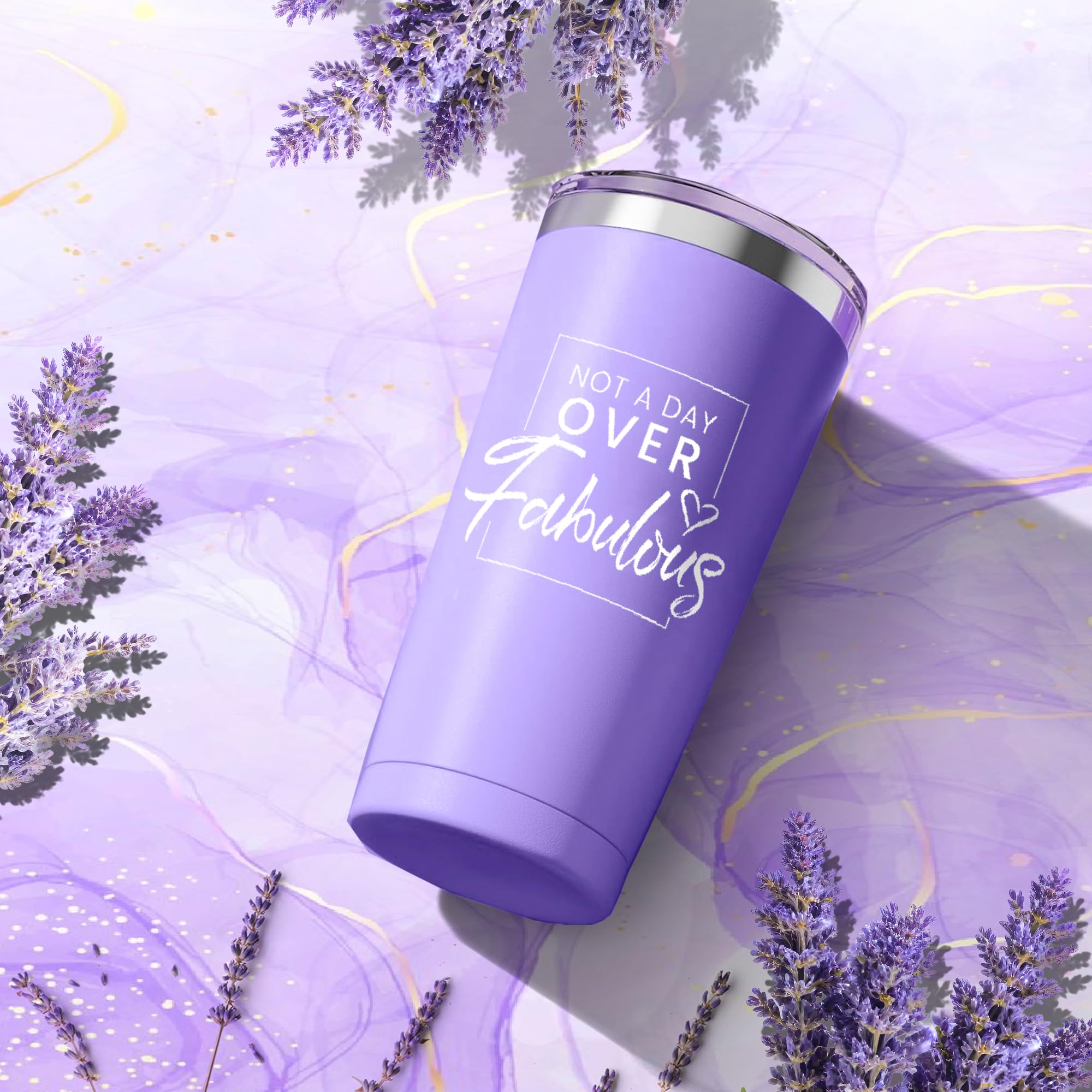 Lavender soy wax scented candle included in gift basket