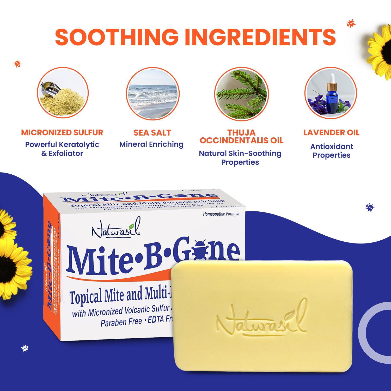 American family owned Mite-B-Gone soap