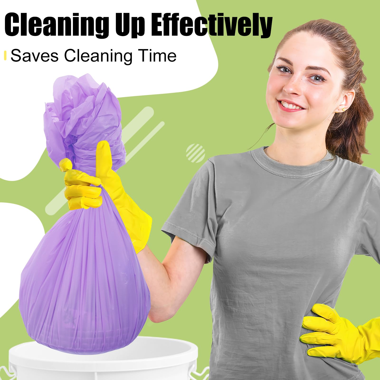 54 x 108 inch waterproof PEVA tablecloth lavender color