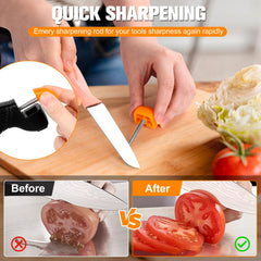 Sharpening tool for lawn mower blades