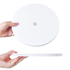 White acrylic Lazy Susan Turntable 6 inch