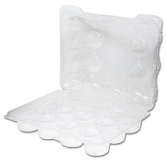Bulk case of 100 cupcake containers