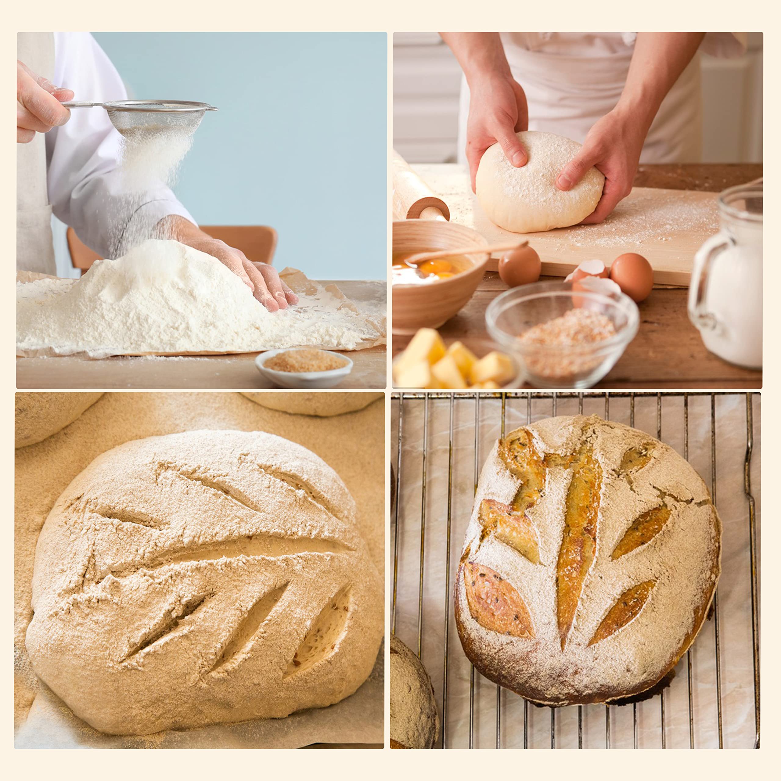 Lccowot razor blades included with bread lame