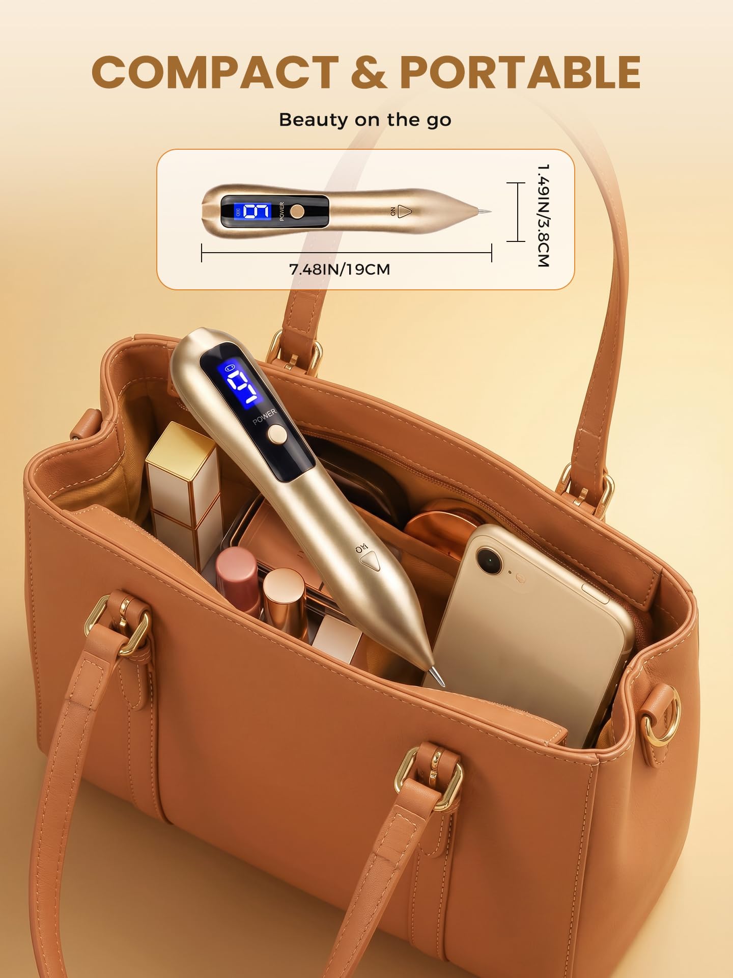 Ergonomic pen-style design of Skin Tag Remover Pen