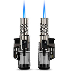 LcFun 2 pack torch lighter windproof box set