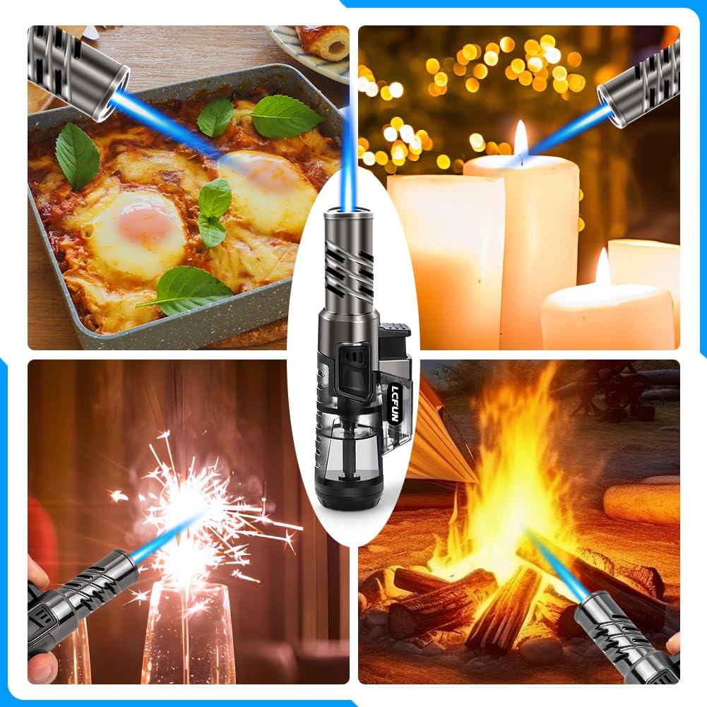 Outdoor ready torch lighter by LcFun for camping and grilling