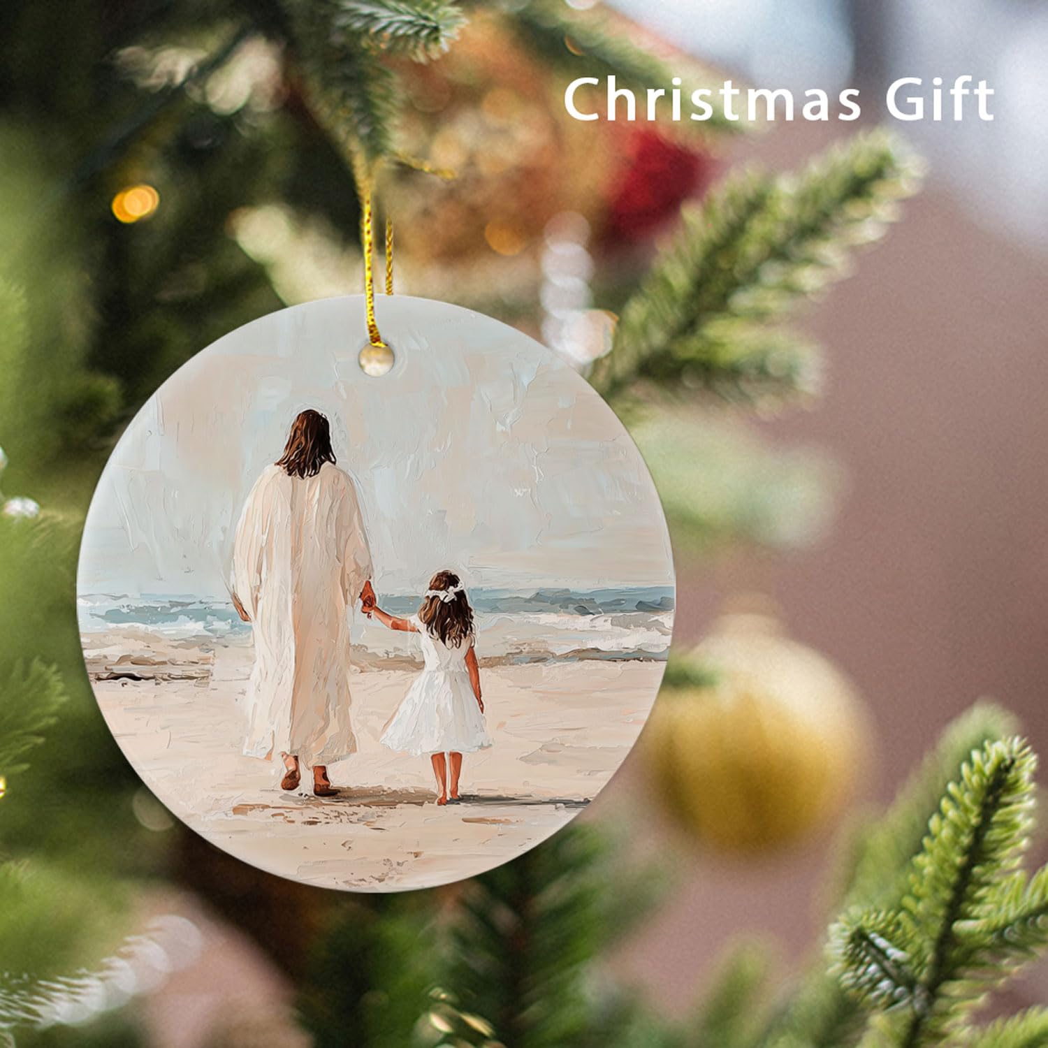 LDS Baptism Gift ornament for child's journey