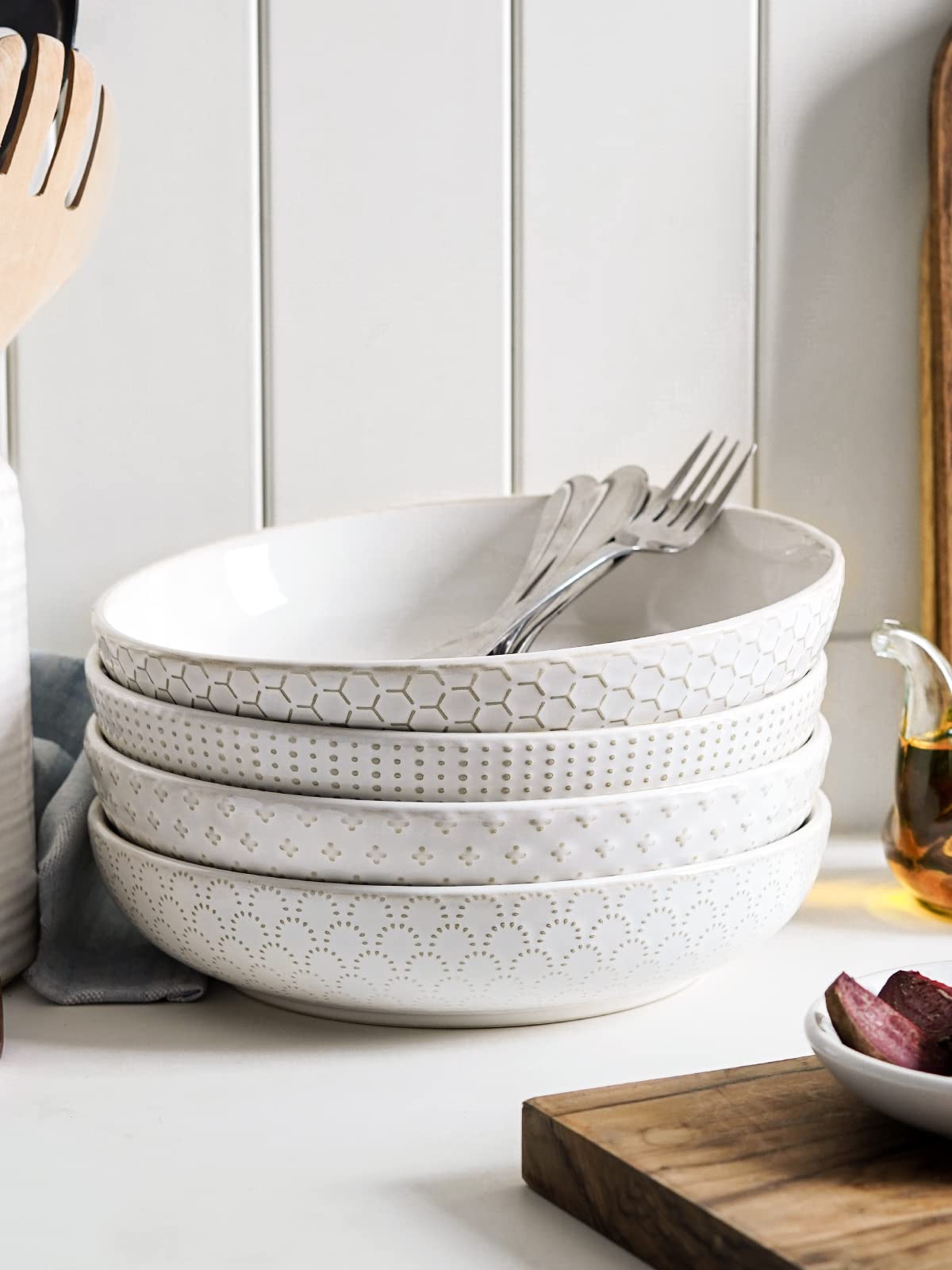 Lead and cadmium free ceramic bowls LE TAUCI