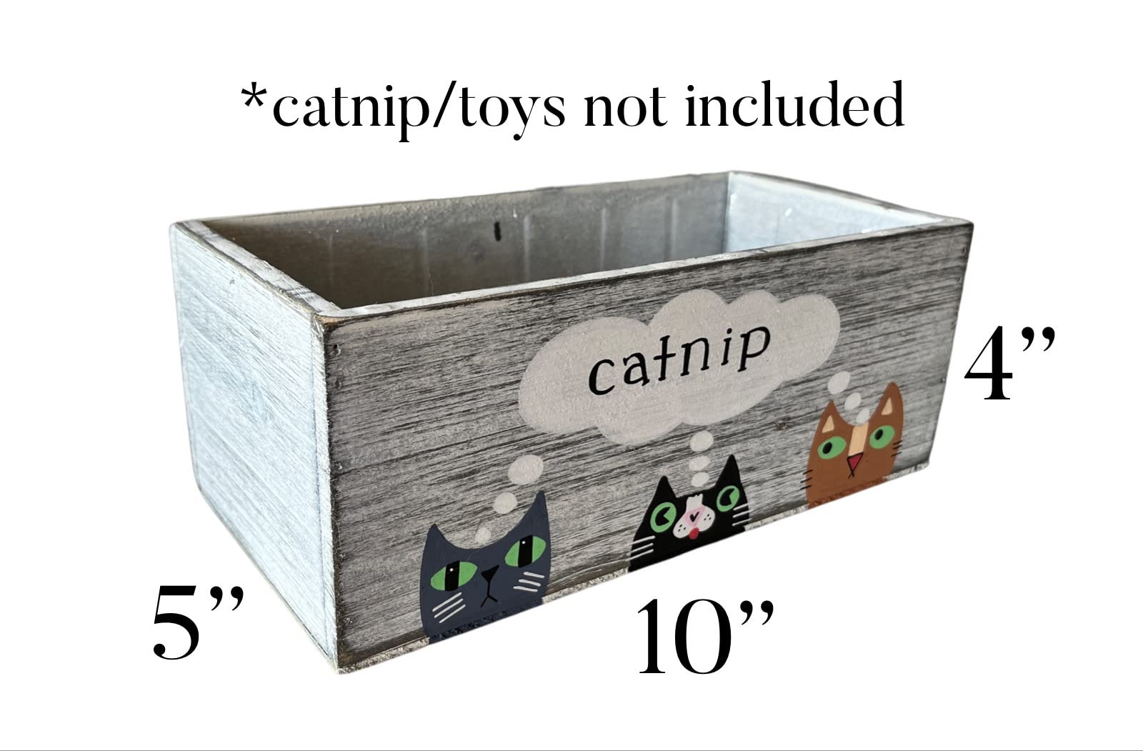 Decorative catnip planter box by Lea Joelle
