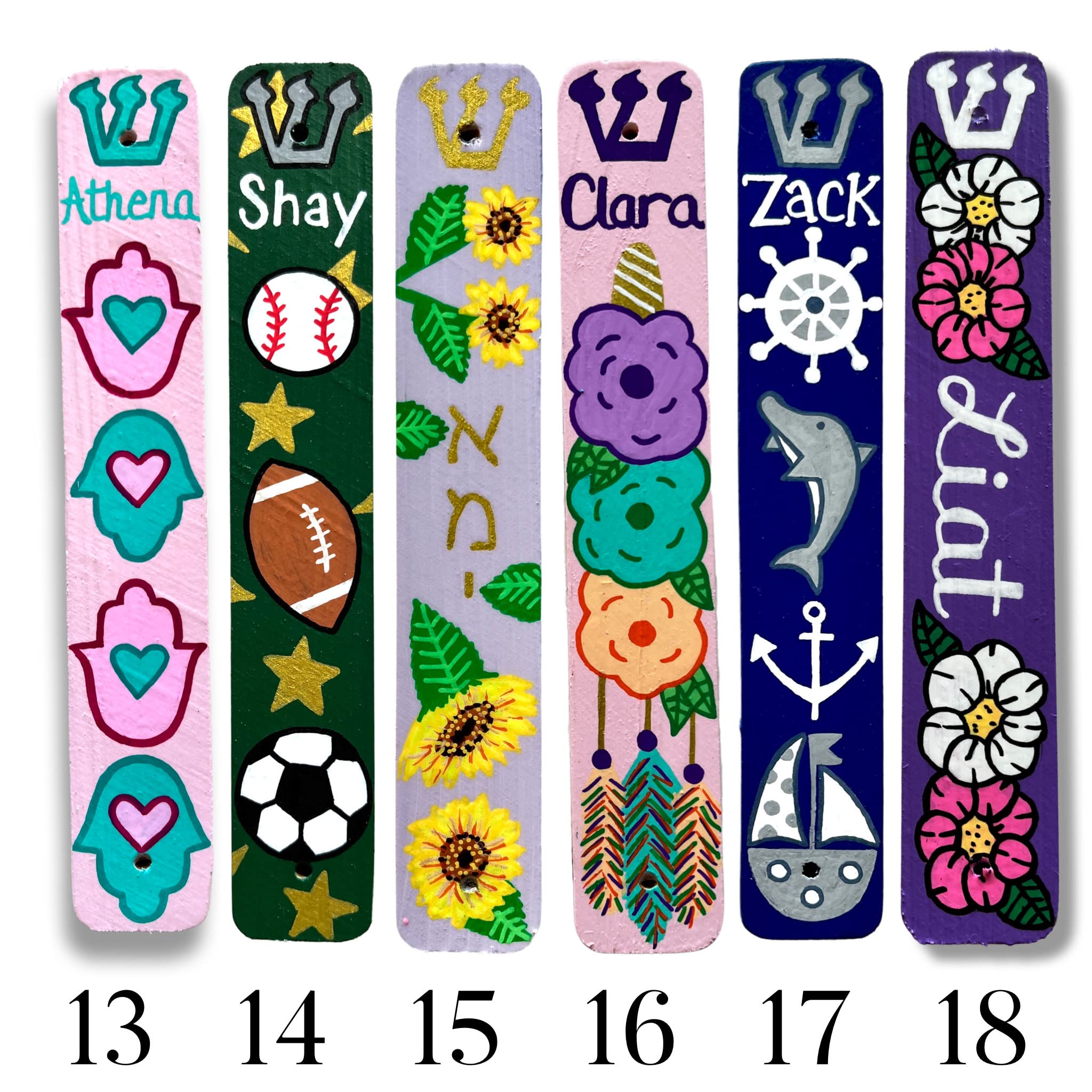4 inch scroll space on Lea Joelle mezuzah