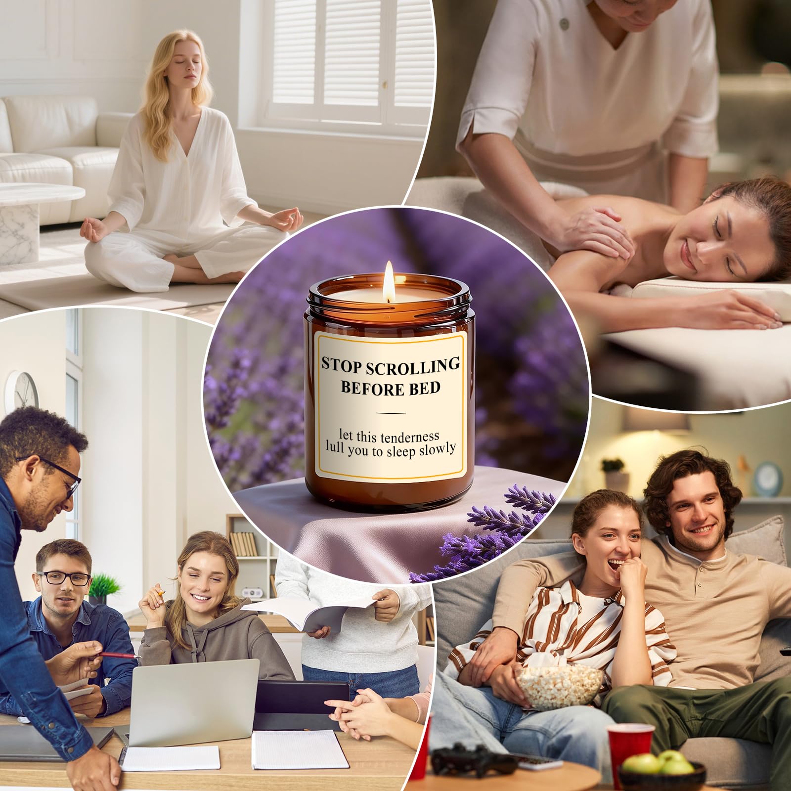 Gift-ready packaging candle