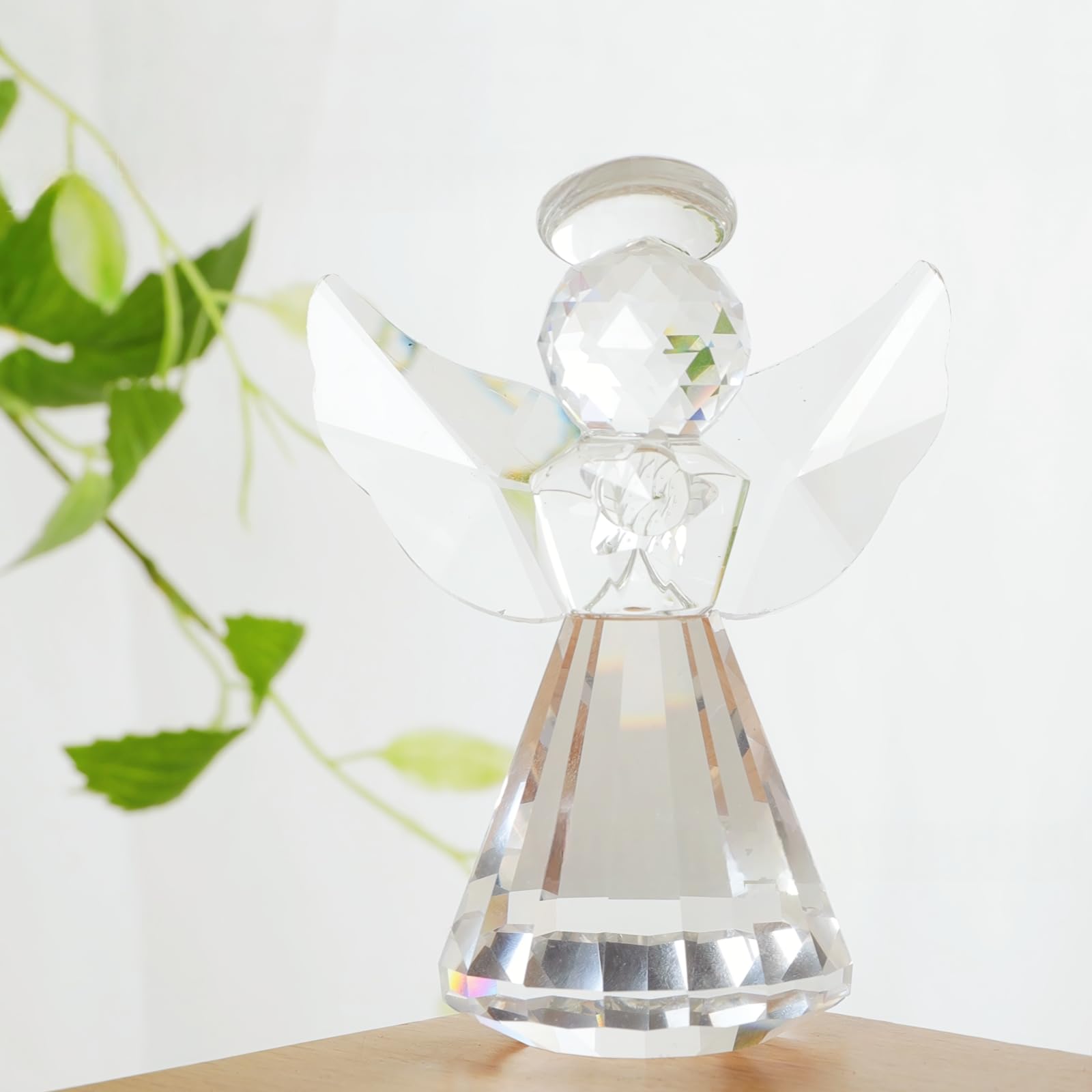 Compact angel statue decorative display 3.3 inches