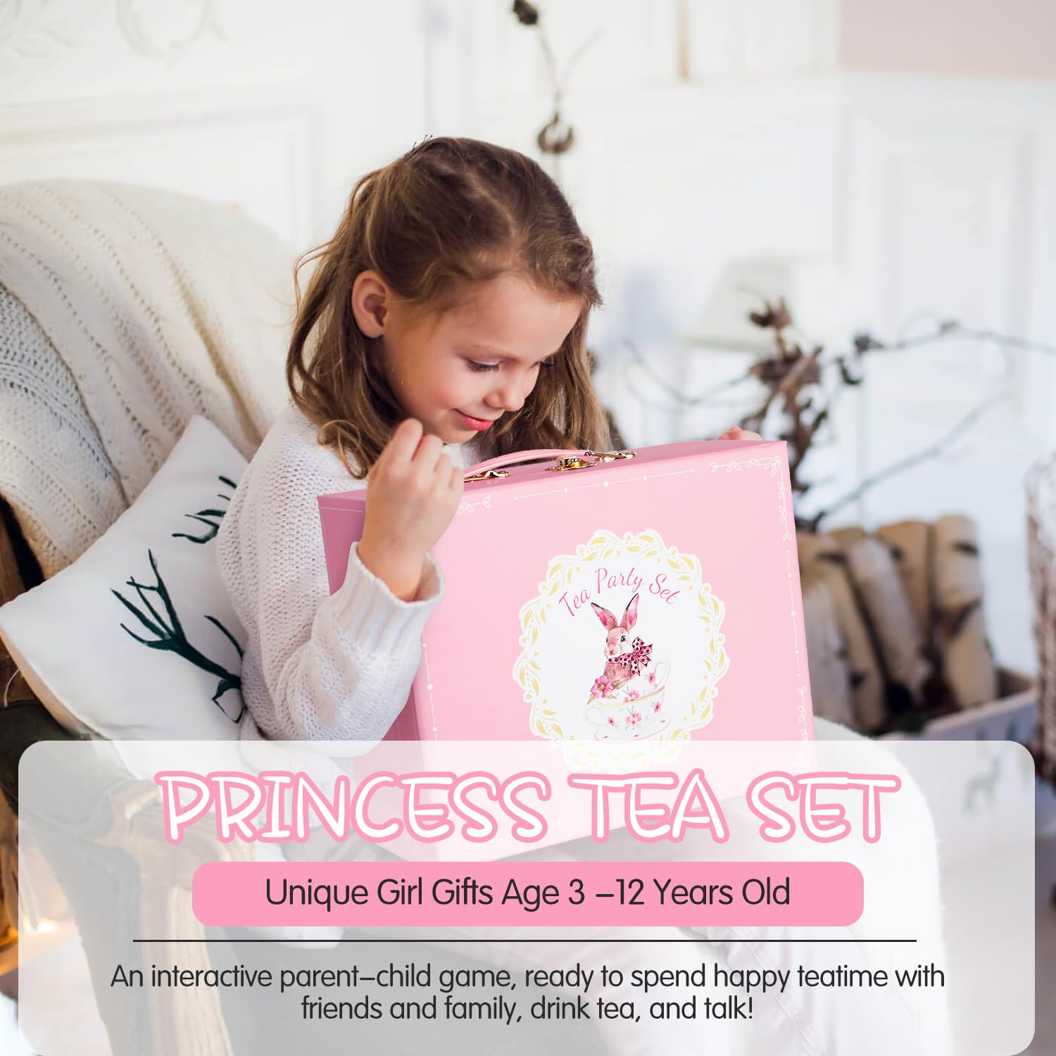 Giftable toddler tea set for age 3+