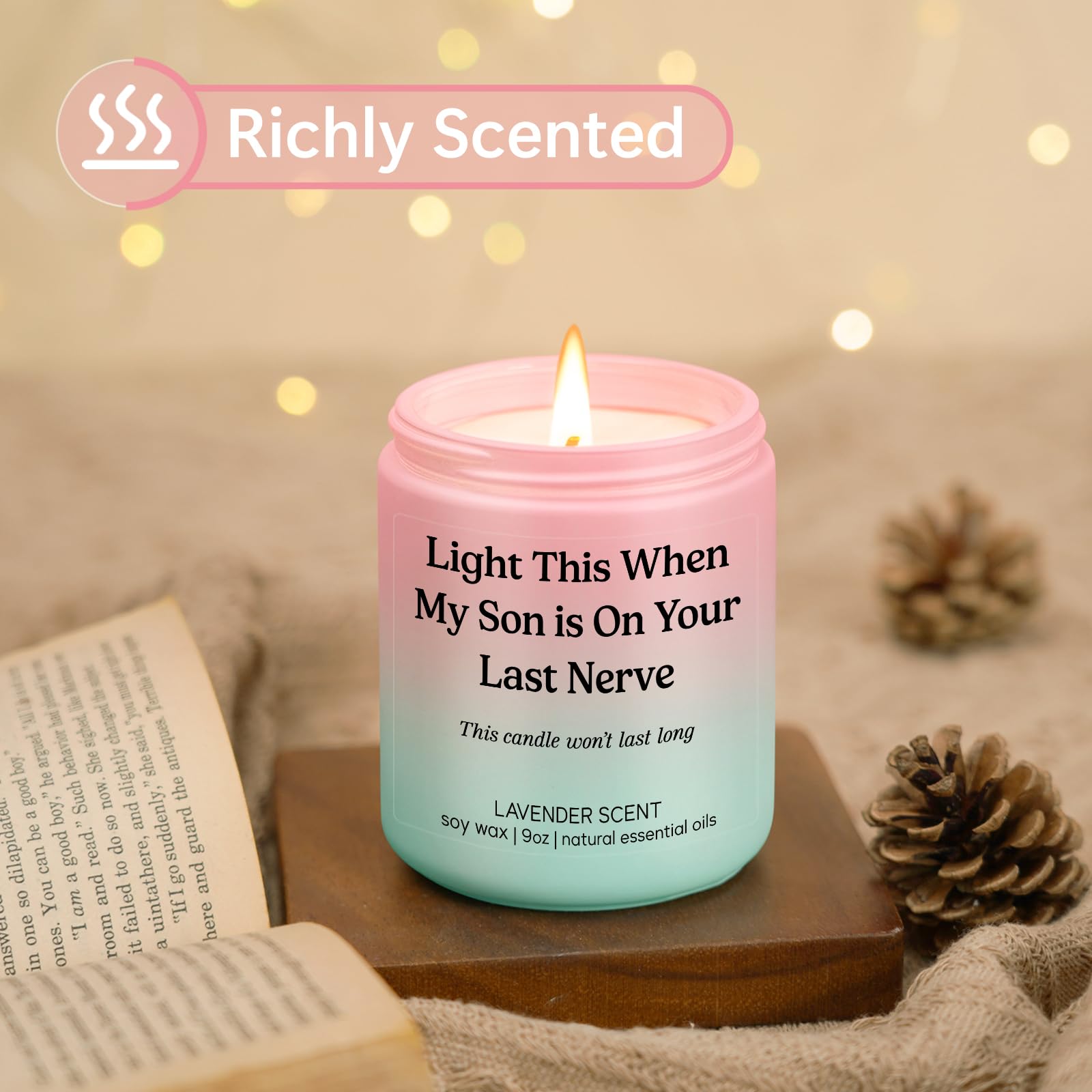 LEADO Candle with up to 50 hours burn time