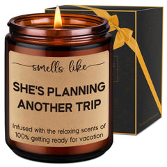 LEADO Candle 9oz lavender scented travel gift for women
