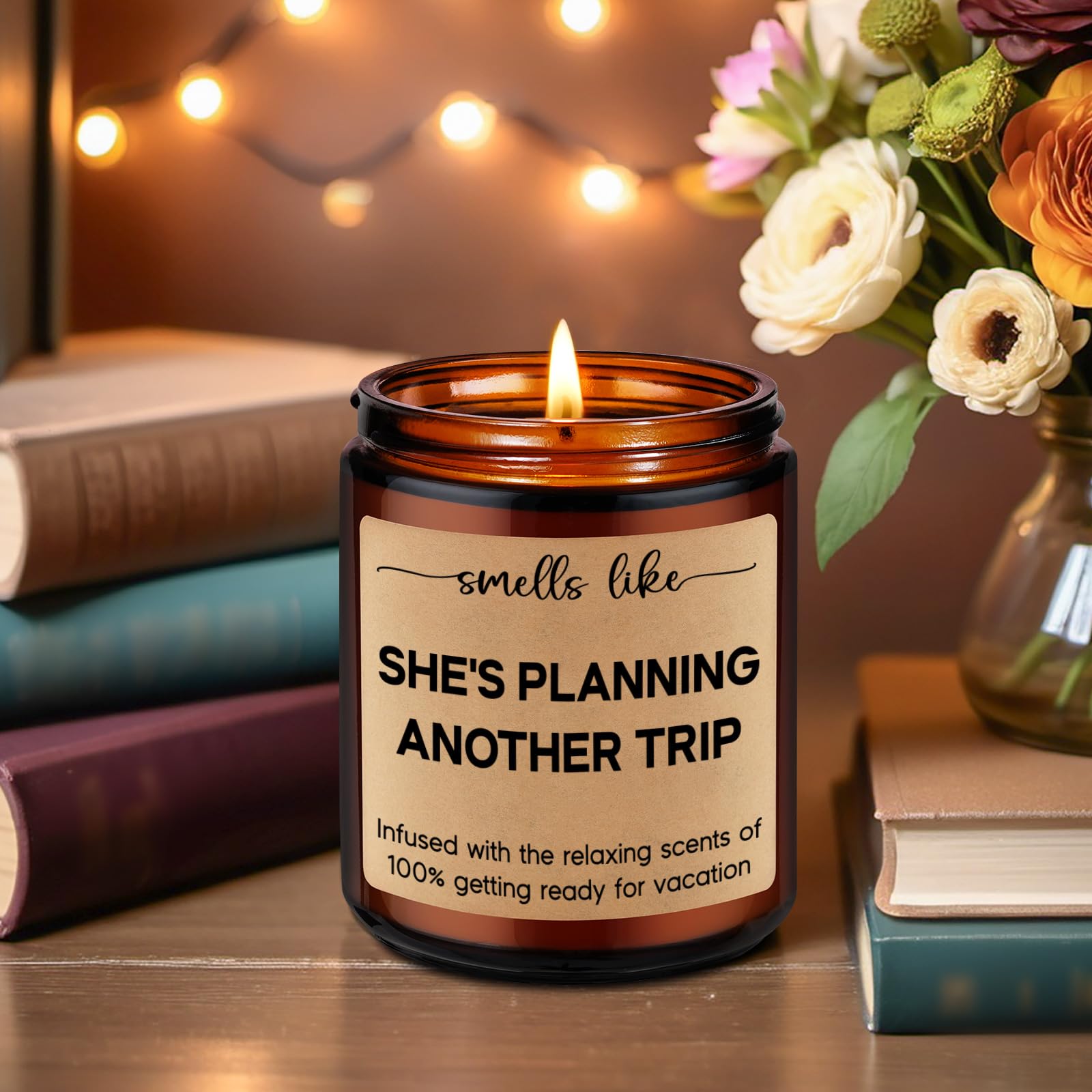 LEADO Candle cotton wick burn time up to 50 hours