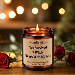 Natural wax candle with essential oils LEADO product image
