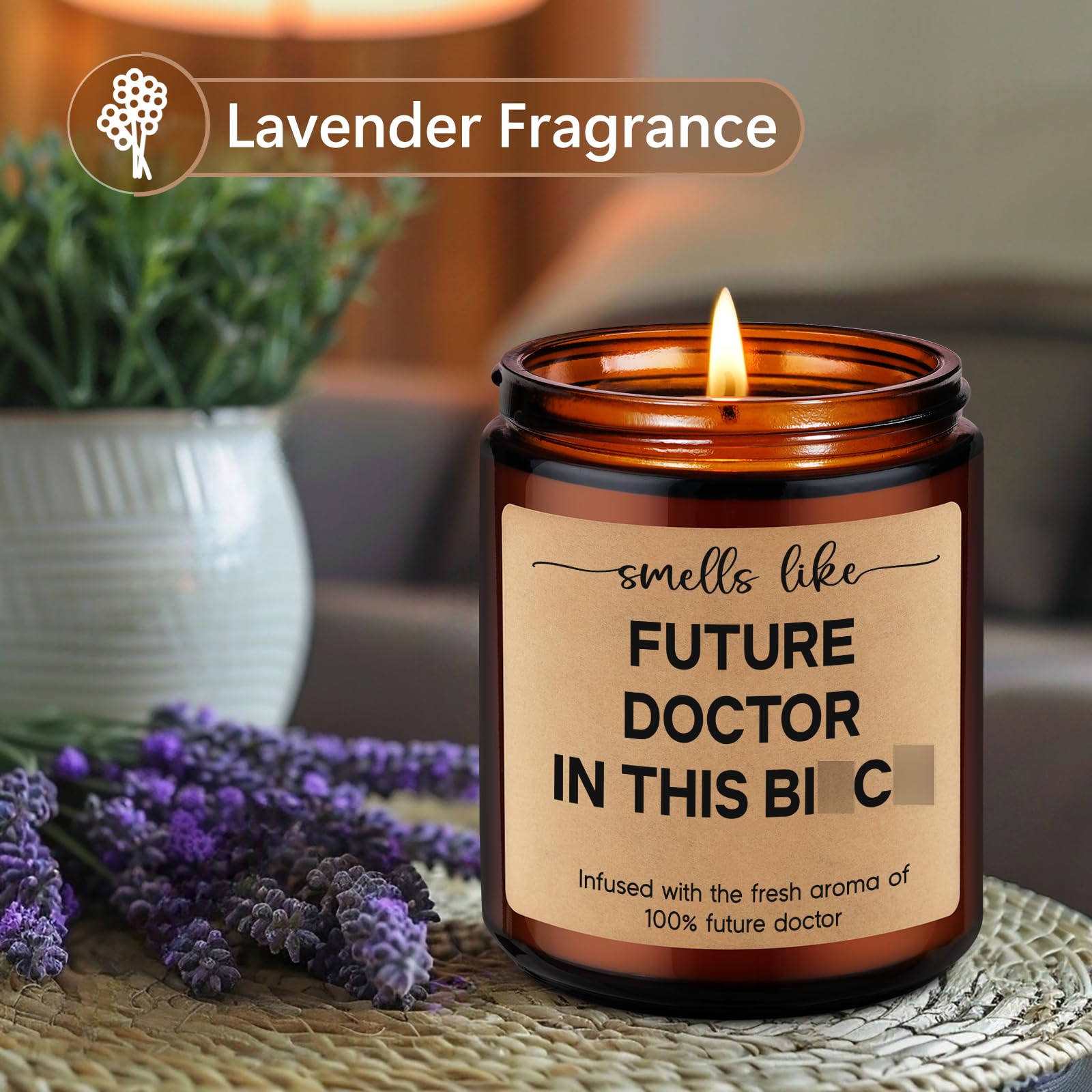 Med school gifts lavender candle for medical students