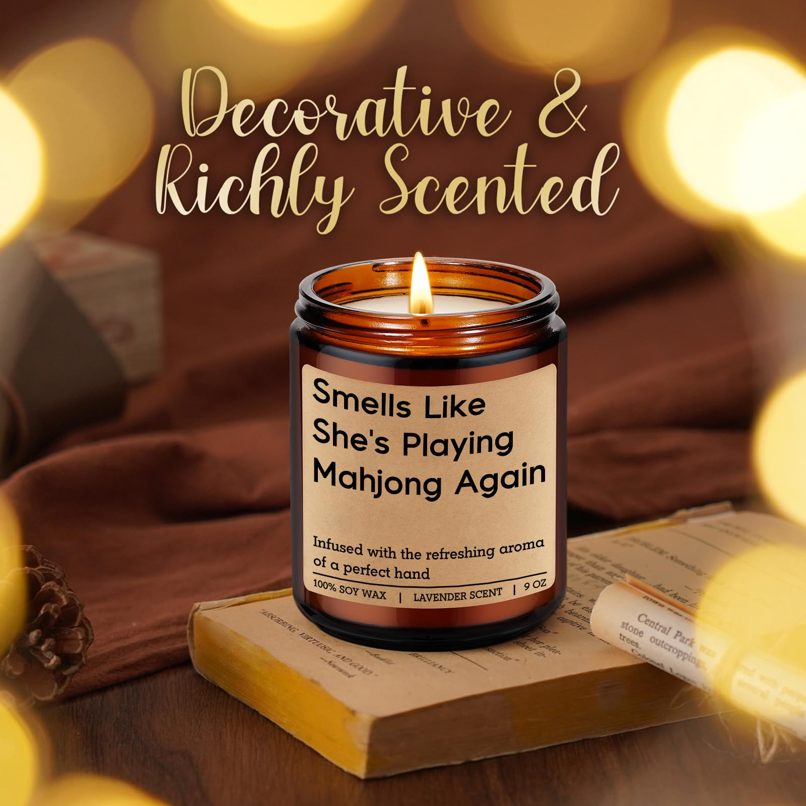 LEADO Mahjong party supplies candle for hosts and players