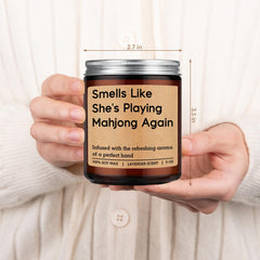 Natural wax candle with cotton wick long burn time