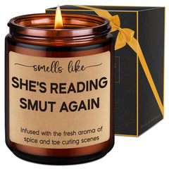 LEADO Reading Candle book lovers gift