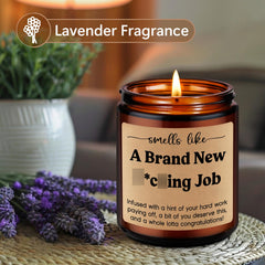 LEADO Scented Candle congratulations gift for coworkers leaving