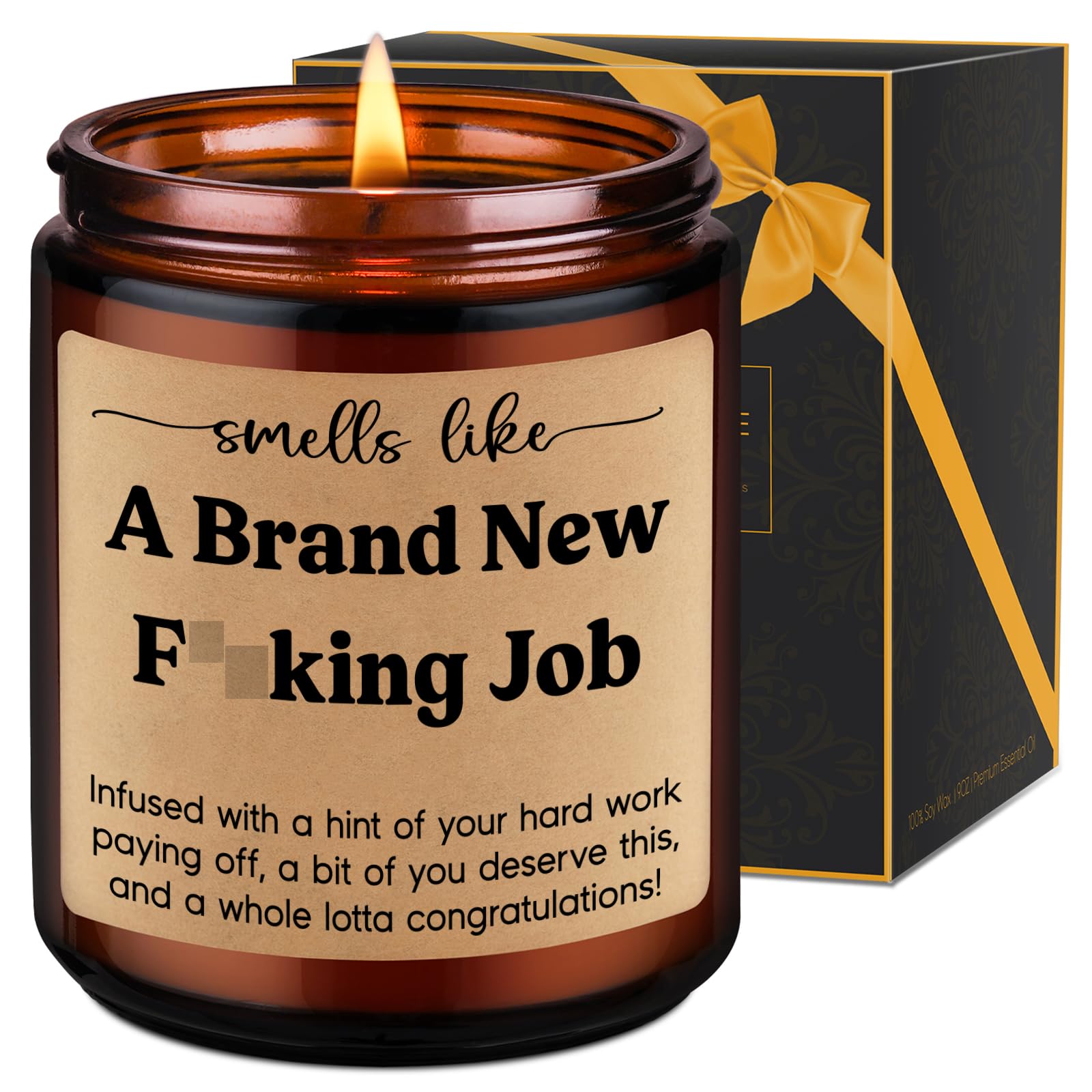 LEADO Scented Candle for new job gift lavender 9 oz