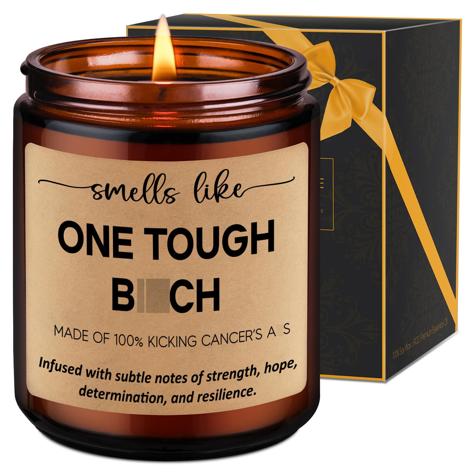 LEADO Scented Candles breast cancer gifts woman 9 oz lavender candle