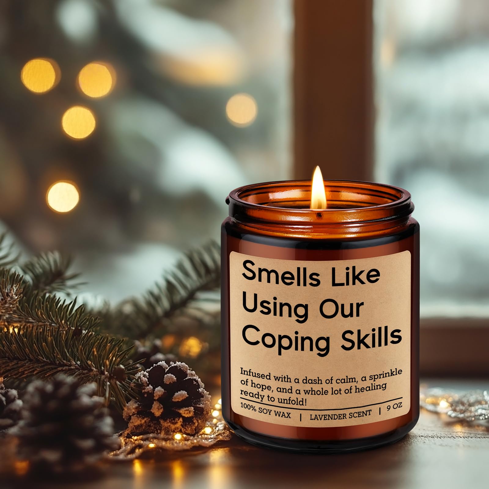 School counselor candle for therapy space