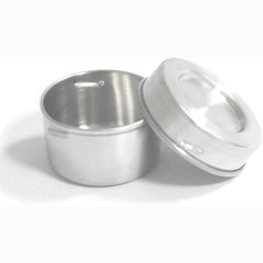Each container measures 2 in x 1.3 in for compact storage