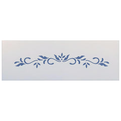 Leaf Scroll Border Stencil Template by The Artful Stencil 8x1.4in Mylar