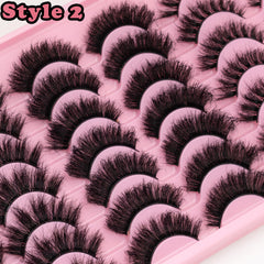 LEAFMOON 8D Volume Lashes Handmade Faux Mink 21 Pairs
