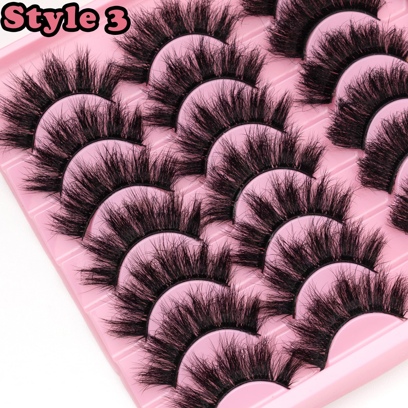LEAFMOON Lightweight Faux Mink Lashes with 3 Styles