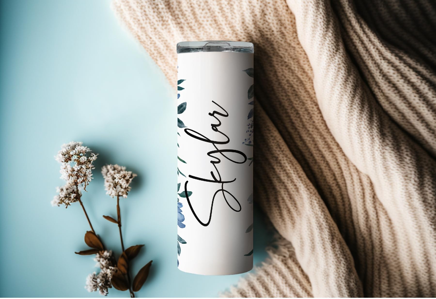 Leak-proof spill-proof 20oz tumbler for travel with lid and straw