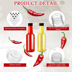Leak proof black screw cap for LECEHIVO bottles inner gasket