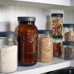 Airtight and leakproof plastic lid for Mason jars