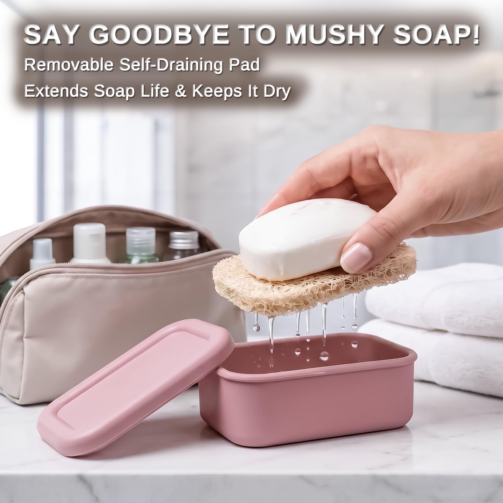 Product dimensions 4.7 by 3.3 by 1.7 inches fits a standard bar soap