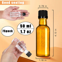 leakproof 2oz bottle with screw cap