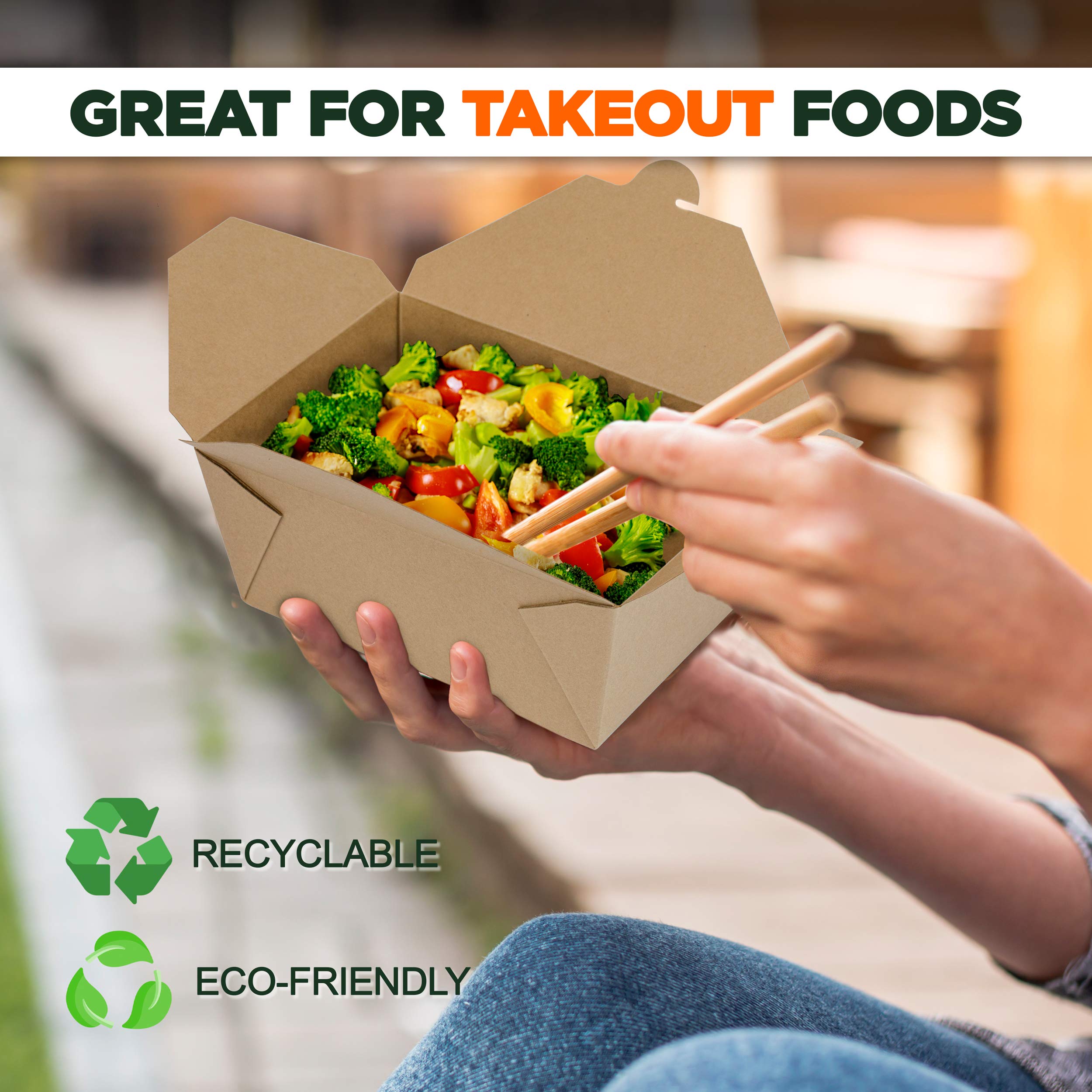 To-go containers for restaurants and parties 48 oz